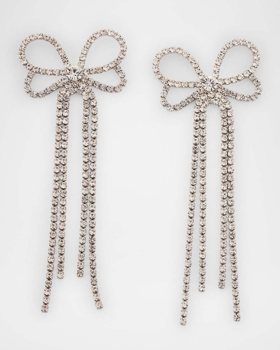 Crystal Ribbed Teardrop Clip-On Earrings
